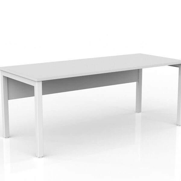 Axis Straight Desk with Melamine Modesty